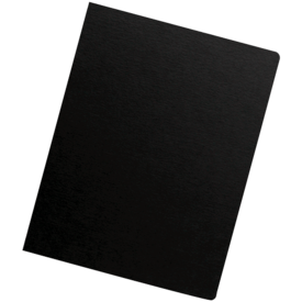 Futura™ Presentation Covers  - Oversize, Black, 25 pack